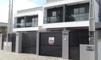 Sobrado Geminado para Venda em Joinville, Santo Antônio, 3 dormitórios, 3 banheiros, 2 vagas