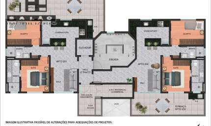 Apartamento com 2 quartos à venda na Rua Padre Marinho, 221, Santa Efigênia, Belo Horizonte por R$ 890.000