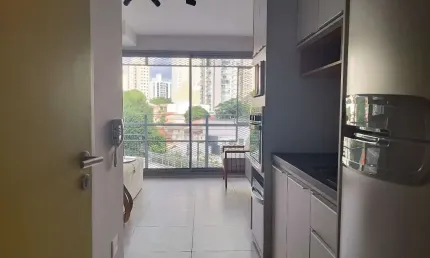 Apartamento de 29m² MOBILIADO com 1 dormitorio - Pinheiros / SP