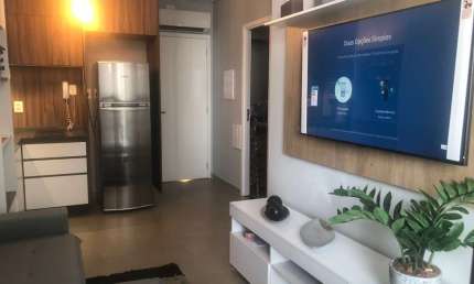LINDO APARTAMENTO PARA LOCAÇÃO 1 DORMS SEMI-MOBILIADO - 41m²