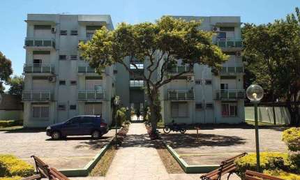 Apto com 43.21 m² de área privativa, com 01 dormitório, sala, cozinha, banheiro social, área de serviços, piso frio
