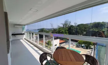 EXCEPCIONAL APTO À VENDA. PRONTO PARA MORAR! OBRA SOTER. São 2 quartos c/ 1 suíte, 90,3 m²,  1 vaga - R$ 1.150.000 - Charitas - Niterói/RJ
