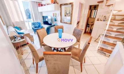 Cobertura com 4 dormitórios à venda, 117 m² por R$ 890.000,00 - Icaraí - Niterói/RJ