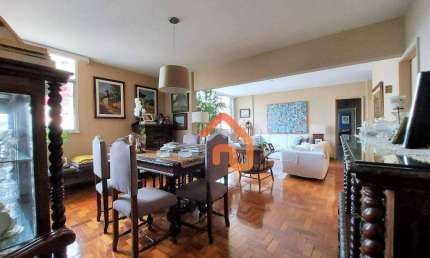 Apartamento de 4 quartos, 1 suíte e 1 vaga de garagem à venda, 250 m², por R$ 1.100.000 - Icaraí - Niterói/RJ