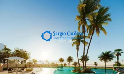APTO PÉ NA AREIA  2 QUARTOS  SUÍTE VARANDA GOURMET *EM OBRAS* ITANHAÉM SP