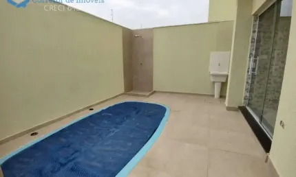 SOBRADO CONDOMINIO  2 SUITES COM PISCINA 600M DO MAR ITANHAÉM SP