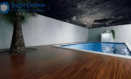 CASA MODERNA 3 QUARTOS 2 SUÍTES COM PISCINA 50M DO MAR ITANHAEM/SP