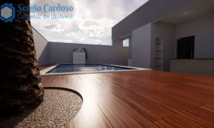 CASA MODERNA 3 QUARTOS 2 SUÍTES COM PISCINA 50M DO MAR ITANHAEM/SP