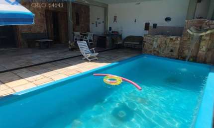 CASA MOBILIADA 3 QUARTOS SUÍTE  PISCINA  CHURRASQUEIRA 200M MAR ITANHAÉM SP