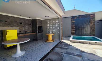 CASA MODERNA NO CIBRATEL 1! ACABAMENTO PRIMOROSO A 250M DO MAR ITANHAÉM/SP