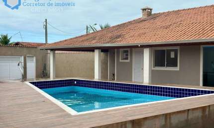 AMPLA CASA EM ITANHAEM 3 QUARTOS 2 SUITES -TERRENO INTEIRO 350M -LADO PRAIA