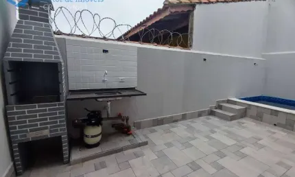 Casas novas em condominio fechado com piscina privativa e mezanino itanhaem