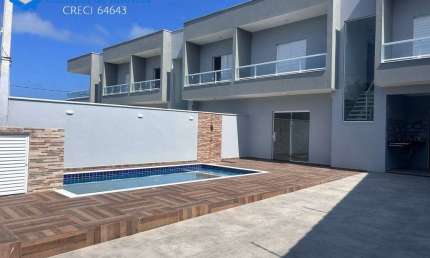 SOBRADO NOVO PÉ NA AREIA 3 QUARTOS PISCINA CHURRAQUEIRA VISTA MAR ITANHAÉM