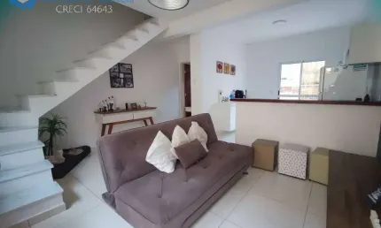 Sobrado mobiliado em condominio piscina lado praia itanhaém sp