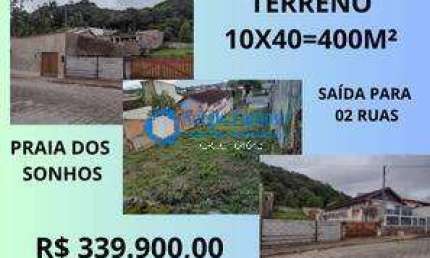 OPORTUNIDADE ÚNICA! TERRENO 400M² NA PRAIA DOS SONHOS - ITANHAEM
