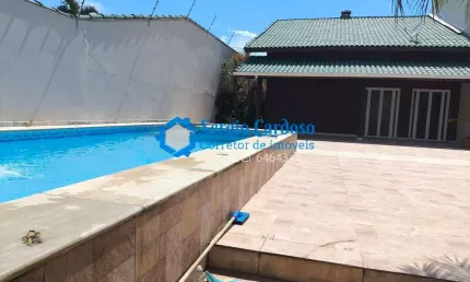 Casa 3 quartos 2 suítes ampla piscina 250 m do mar itanhém sp