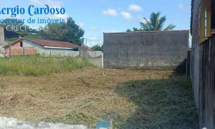 TERRENO 250M² - MURADO - RUA CALÇADA - LADO PRAIA - ITANHAEM/SP