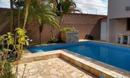 SOBRADO 3 QUARTOS SUÍTE  PISCINA E CHURRASQUEIRA 300 M MAR   ITANHAÉM SP