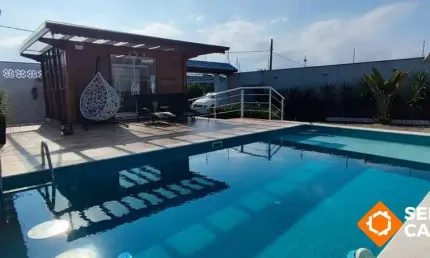 Porteira fechada! 4 suítes piscina churrasqueira sauna itanhaém/sp