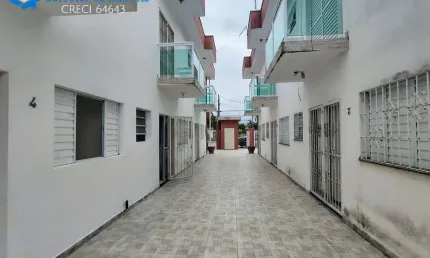 Sobrado em condominio fechado 650m do mar - lado praia itanhaem/sp