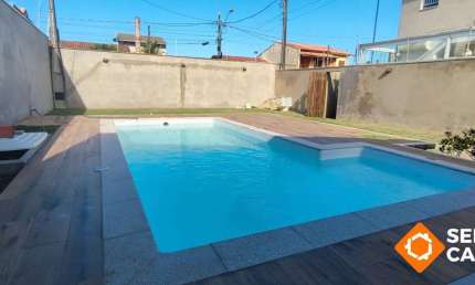 SOBRADO MOBILIADO COM PISCINA  APENAS 100M DA PRAIA ITANHAÉM SP