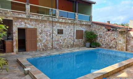 SOBRADAÇO 4 QUARTOS  2 SUÍTES SACADA PISCINA 350 M MAR  ITANHAÉM-SP