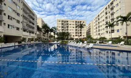 A venda no pechincha- imóvel com 2 quartos com suíte e lazer bem completo.