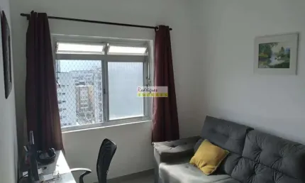 Apto 1 dorm, vista livre, perto da praia Centro, SV