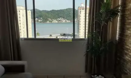 Apartamento com 2 quartos, centro, são vicente - r$ 350 mil, cod: 4133