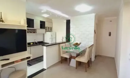 Apartamento com 2 dormitórios à venda, 45 m² por r$ 250.000,00 - parque industrial cumbica - guarulhos/sp