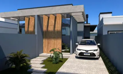 Projeto lindo - casas na guarda do cubatão em palhoça (lot.guarda do tabuleiro)