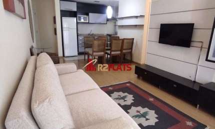 Flat com 2 quartos para alugar na Rua Sansão Alves dos Santos, 343, Brooklin, São Paulo