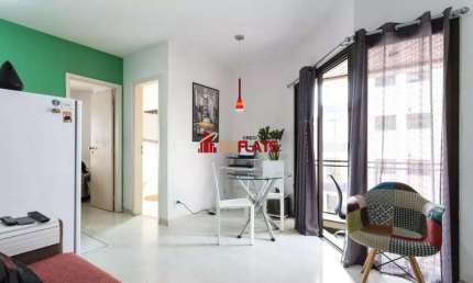 Flat com 1 quarto para alugar na Avenida Rouxinol, 174, Moema, São Paulo