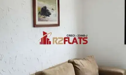Flat com 1 quarto para alugar na Avenida Miruna, 399, Moema, São Paulo