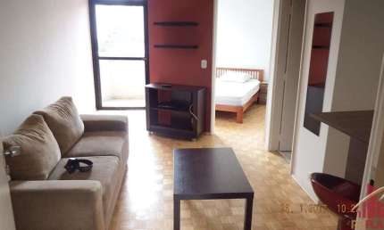 Flat com 1 quarto para alugar na Avenida Miruna, 399, Moema, São Paulo