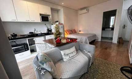 Flat moderno com varanda espaçosa para locação !! - FL RESIDENCE
