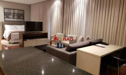 Flat moderno com varanda espaçosa para locação !! - FL RESIDENCE