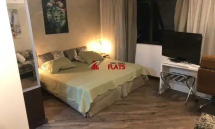 Flat com 1 quarto para alugar na Avenida Ibirapuera, 2534, Moema, São Paulo