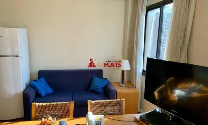 Flat com 2 quartos para alugar na Avenida Jamaris, 101, Moema, São Paulo