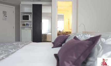 Flat com 1 quarto à venda na Avenida Macuco, 595, Moema, São Paulo