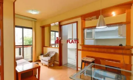 Flat com 1 quarto para alugar na Rua Guarará, 58, Jardins, São Paulo