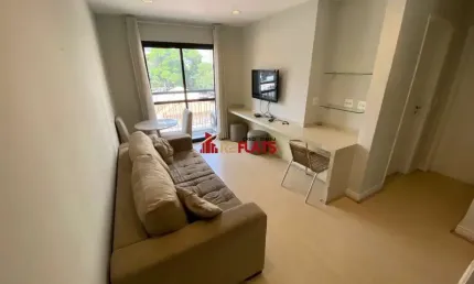 Flat com 1 quarto para alugar na Avenida Lavandisca, 365, Moema, São Paulo