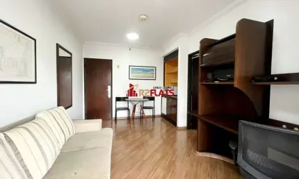 Flat com 1 quarto para alugar na Alameda dos Anapurus, 1661, Moema, São Paulo