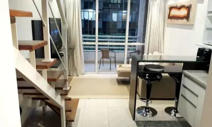 Flat com 1 quarto para alugar na Rua Flórida, 1790, Brooklin, São Paulo