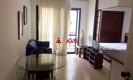 Flat com 1 quarto para alugar na Alameda Jauaperi, 1083, Moema, São Paulo