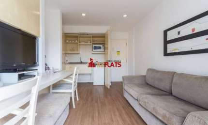 Flat com 1 quarto para alugar na Avenida Lavandisca, 365, Moema, São Paulo