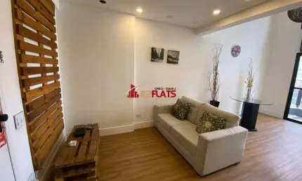 Flat com 1 quarto para alugar na Avenida Moema, 177, Moema, São Paulo
