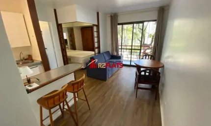 Flat com 1 quarto para alugar na Alameda Jauaperi, 1083, Moema, São Paulo