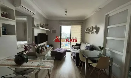 Flat com 1 quarto para alugar na Rua Pintassilgo, 477, Moema, São Paulo