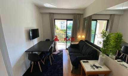 Flat com 1 quarto para alugar na Avenida Jandira, 501, Moema, São Paulo